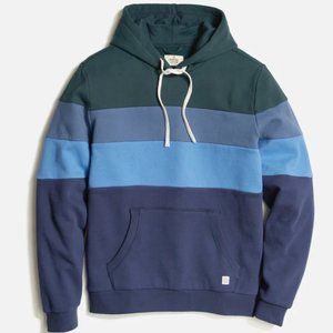 Marine Layer Archive Colorblock Hoodie Blue Green NWT